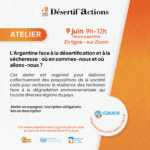 Argentine : Participez à l’atelier préparatoire en ligne sur la désertification et la sécheresse en Argentine du 9 juin