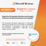 Argentina: Take part in the preparatory online workshop on desertification and drought in Argentina on 9 June