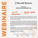 Webinaire : Gestion territoriale de l’eau
