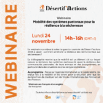 Webinaire : Mobilité des systèmes pastoraux pour la résilience à la sécheresse